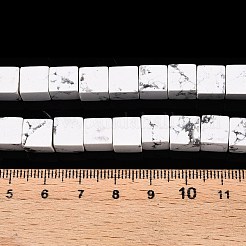 Natürliche Howlith Perlen Stränge&nbsp;G-T139-8x8-02A