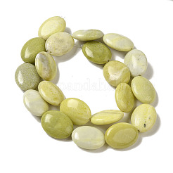 Fili di perle giada limone naturale&nbsp;G-B078-G04-02