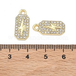 Legierung rhinestone-anhänger&nbsp;PALLOY-P319-06G
