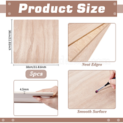 Unfertige Holzplatte&nbsp;DIY-WH0899-681A