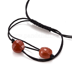 Bracelets de perles de nylon tressés réglables&nbsp;BJEW-JB05475-03