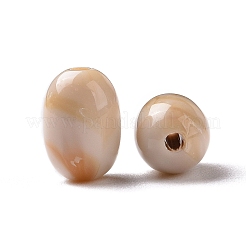 Perle acriliche opache bicolore&nbsp;OACR-P013-04