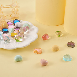 60 Stück 15 Stile transparente und undurchsichtige Harz-Cabochons&nbsp;CRES-CD0001-06