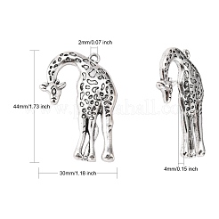 Pendente in lega stile tibetano&nbsp;TIBEP-EA10923YKG-AS-LF
