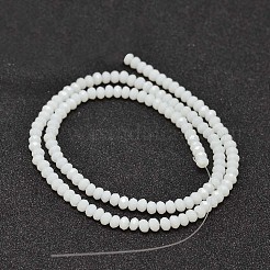 Chapelets de perles en rondelles facettées en verre&nbsp;LS-GLAA-I033-3mm-03