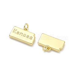 Messing Anhänger & Charms&nbsp;KK-D229-22O-G