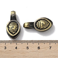 Tibetischen Stil Messing-Anhänger&nbsp;KK-M284-45AB