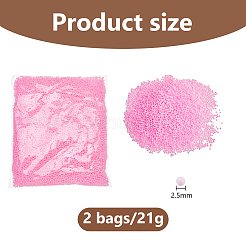 2 sachet de 21 g de petites boules de mousse artisanales&nbsp;KY-DC0001-45B