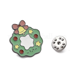 Weihnachtsthema Zinklegierung Emaille Pin Brosche für Rucksack Kleidung&nbsp;JEWB-R003-02EB-02