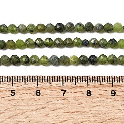 Natürlichen grünen Jade Perlen Stränge&nbsp;G-P603-C-4mm-03AB