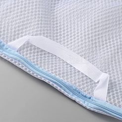 Wäschesäcke aus Polyester-Netzgewebe mit Reißverschluss und Griffen&nbsp;ABAG-TAC0003-13C-02