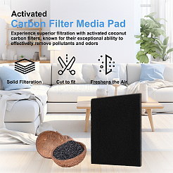 Aktivkohle-Filtermedienpad&nbsp;AJEW-WH0348-975C