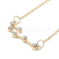 3 bracelet de cheville en alliage avec strass.&nbsp;LS-AJEW-S083-01G-05