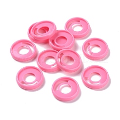 Dischi raccoglitori tondi ad anelli a foglia sciolta in resina&nbsp;FIND-WH0143-02B