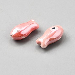 Perline porcellana fatto a mano&nbsp;PORC-WH0023-003G