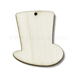 Anhänger aus Espenholz mit einseitig bedrucktem Motiv der amerikanischen Flagge&nbsp;WOOD-G014-11