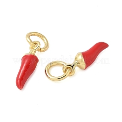 Messing Emaille Anhänger / charms&nbsp;KK-C110-18A-G