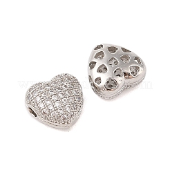 Ciondoli in ottone zirconi chiari micro pavé&nbsp;KK-B100-044P