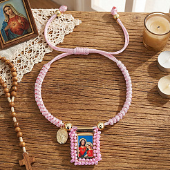 Bedruckte Charm-Armbänder aus Edelstahl 304&nbsp;QB7053