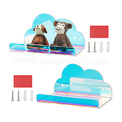 Espositori a parete in acrilico laser cloud&nbsp;ODIS-WH0038-118B-02