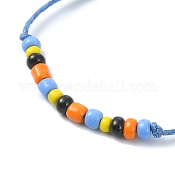 Geflochtenes Perlenarmband aus Glassamen&nbsp;BJEW-JB09781
