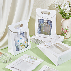Rechteckige Geschenktüten aus Kraftpapier&nbsp;LS-ABAG-WH0038-27A-02