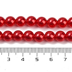 Perles rondes en plastique ABS imitation perle&nbsp;MACR-S789-8mm-14