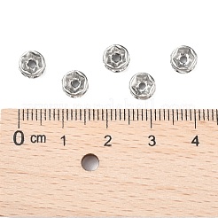 316 chirurgischer Edelstahl Kristall Strass Abstandsperlen&nbsp;X-STAS-N032-06P