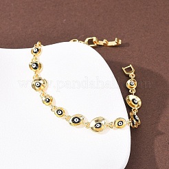 Bracciali a catena in ottone per donna&nbsp;BJEW-D387-03G-04