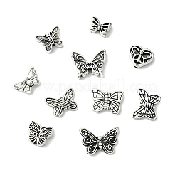 100 stücke 10 arten schmetterling thema tibetischen stil legierung perlen&nbsp;FIND-CJ0005-63