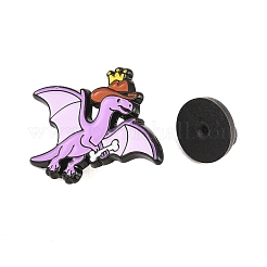 Spille smaltate in lega di alluminio con dinosauri cowboy&nbsp;JEWB-G046-04B