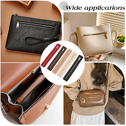 5 Stück 5 Farben PU-Ledertasche mit Reißverschluss&nbsp;PURS-CL0001-35