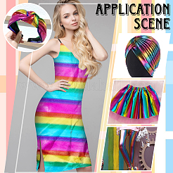 Polyester-Spandex-Stretchstoff&nbsp;DIY-WH0589-60A