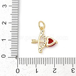 Pendenti in ottone con zirconi cubici&nbsp;KK-U062-61G