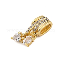 In ottone micro pavé di tubi in zirconia cubica&nbsp;KK-P289-08G