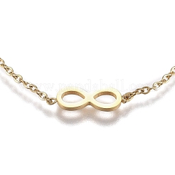 Bracciali a maglie infinite in acciaio inossidabile 304&nbsp;STAS-A049-10G