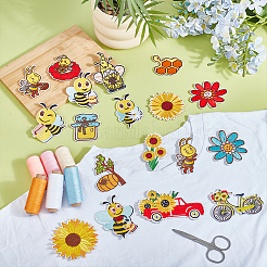 18 Stück Bienen & Sonnenblumen&nbsp;DIY-WH0890-24