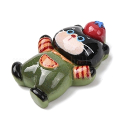 Undurchsichtige Cabochons aus Kunstharz mit Tiermotiv&nbsp;RESI-Z051-01E