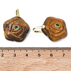 Pendentifs sculptés en œil de tigre naturel&nbsp;GG-CBAF4FB-01G-01