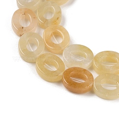 Chapelets de perles en jade topaze naturelle&nbsp;G-M439-A13-01