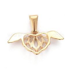 Pendentifs en acier inoxydable 304 pour la Saint-Valentin&nbsp;STAS-H110-03G