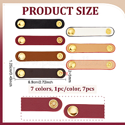 7 pz 7 colori PU borsa accorciatore fibbie regolabili&nbsp;FIND-PH0038-13A