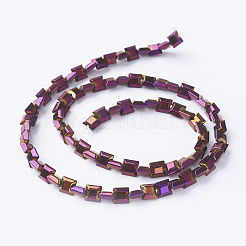 Pvd vuoto placcatura elettrodeposizione fili di perle di ematite sintetica non magnetica&nbsp;G-F534-I05