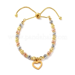 Bracelets coulissants en laiton&nbsp;BJEW-C090-02G-A