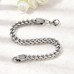 201 Edelstahl-Panzerkettenarmbänder für Herren&nbsp;STAS-T077-03P