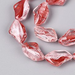 Chapelets de perles vernissées manuelles&nbsp;LA-N046-02K
