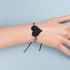 Gliederarmbänder aus Glasperlen im Bohème-Stil&nbsp;CQ7745-4