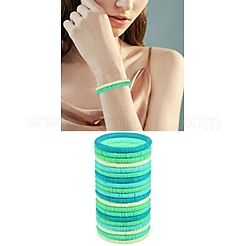 20pcs 5 Farben Fimo Heishi Surfer Stretch Armbänder Set&nbsp;BJEW-SW00132
