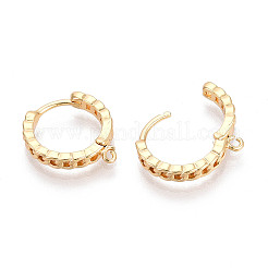 Accessoires de boucle d'oreilles en laiton&nbsp;KK-N267-34G