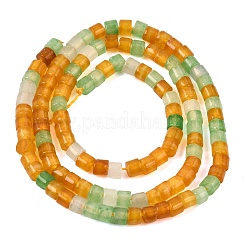 Naturales teñidos abalorios de jade blanco hebras&nbsp;GG-CBA0743-I03